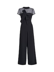 Gina Bacconi Charlene Structured Black Jumpsuit - Imagen 7 de 7