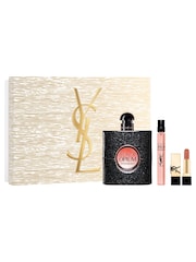 Yves Saint Laurent Black Opium Eau de Parfum 90ml and 10ml with Mini Rouge Pur Couture Nude (Worth Over £165) - Image 1 of 4