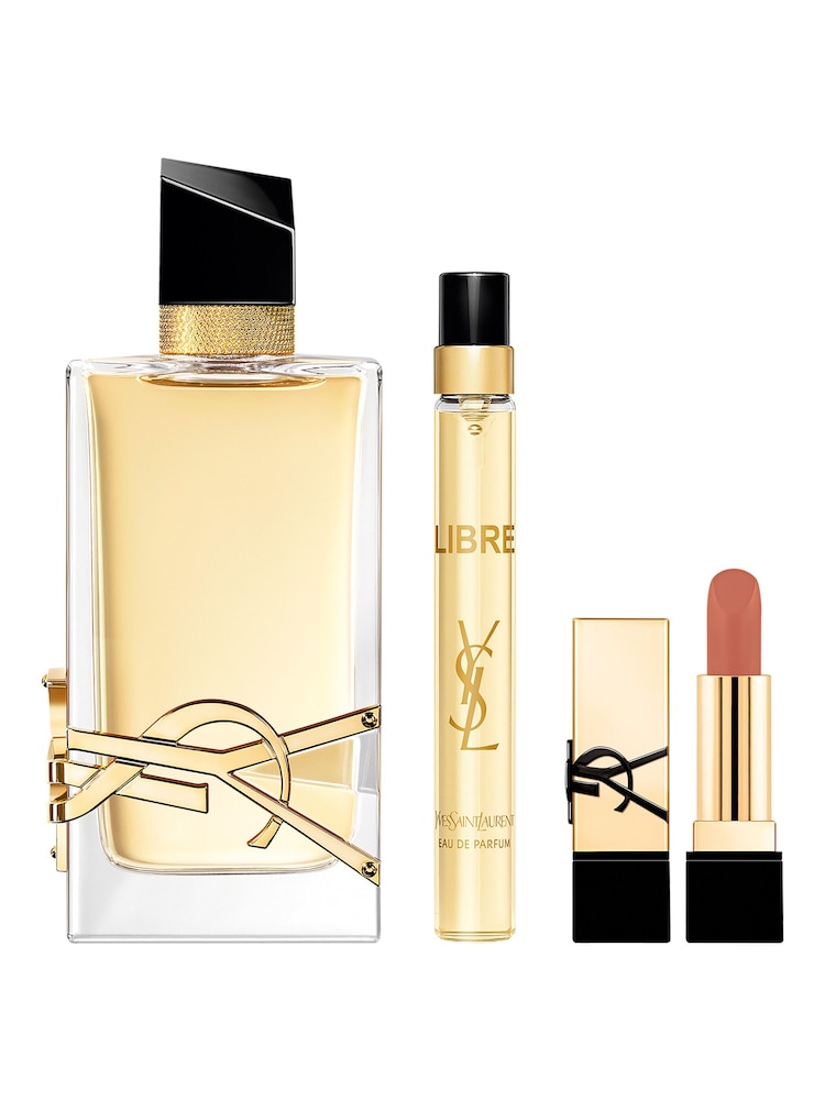 Yves Saint Laurent Libre Eau de Parfum 90ml and 10ml with Mini Rouge Pur Couture Nude Muse (Worth Over £181) - Image 2 of 5 Yves Saint Laurent Libre Eau de Parfum 90ml and 10ml with Mini Rouge Pur Couture Nude Muse (Worth Over £181) - Image 2 of 5