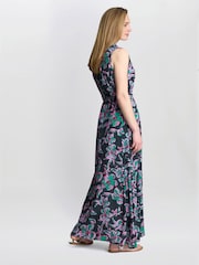 Gina Bacconi Reagan Long Shirt Black Dress - Image 2 of 5