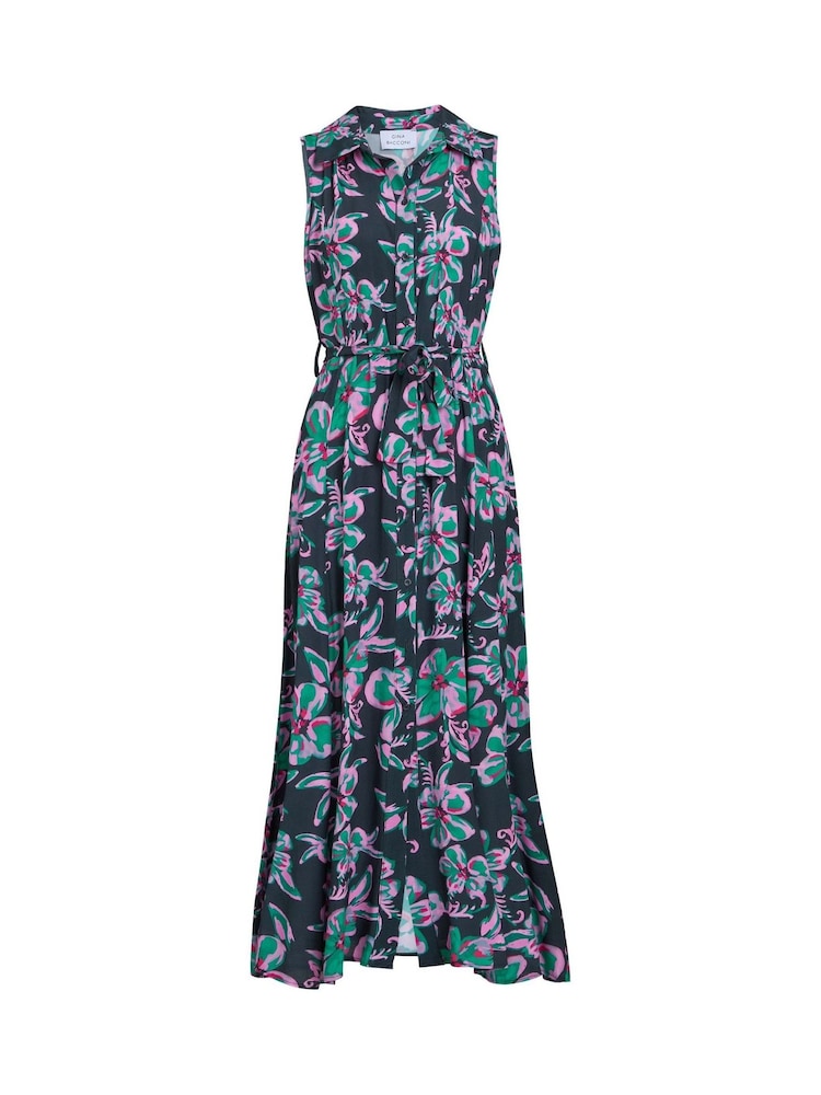 Gina Bacconi Reagan Long Shirt Black Dress - Image 5 of 5 Gina Bacconi Reagan Long Shirt Black Dress - Image 5 of 5
