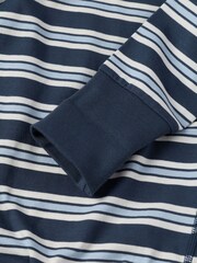 Polarn O. Pyret Blue Striped Babygrow Bodies - Image 3 of 4