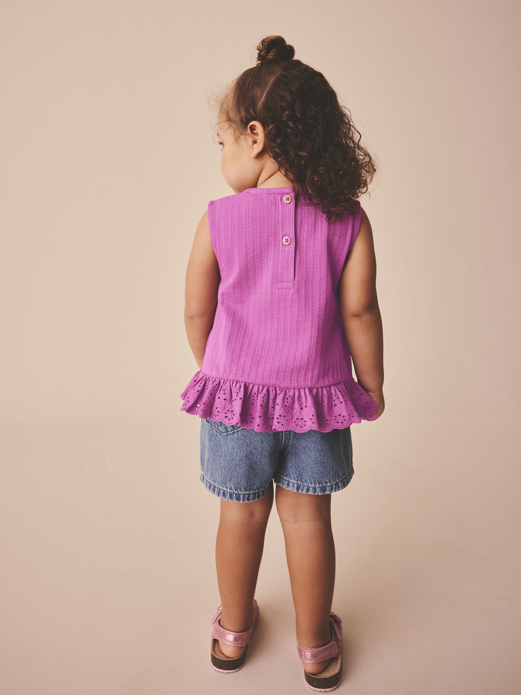Buy Purple Broderie Vest (3mths-7yrs) from Next South Africa