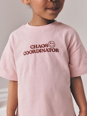 Pink - អាវយឺតស្លោកស្នាមញញឹម (3ខែ-7ឆ្នាំ) - រូបភាព 4 នៃ 4