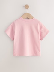 Pink Smile Slogan T-Shirt (3mths-7yrs) - Image 6 of 8