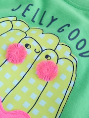 Green Jelly Character Short Sleeve T-Shirt (3mths-7yrs) - Image 7 of 8