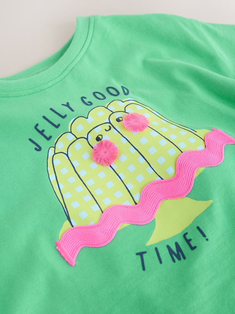 Green Jelly Character Short Sleeve T-Shirt (3mths-7yrs) - Image 8 of 8