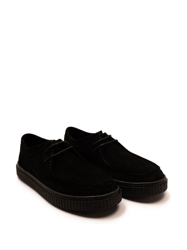 Off The Hook Hetfield Leather Lace-Up Casual Boat Shoes - Imagen 1 de 6