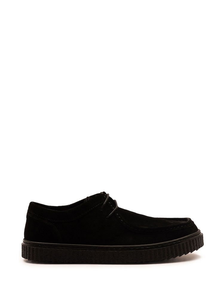 Off The Hook Hetfield Leather Lace-Up Casual Boat Shoes - Imagen 2 de 6