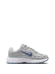 Nike Grey/Blue P6000 Trainers - Image 1 of 9