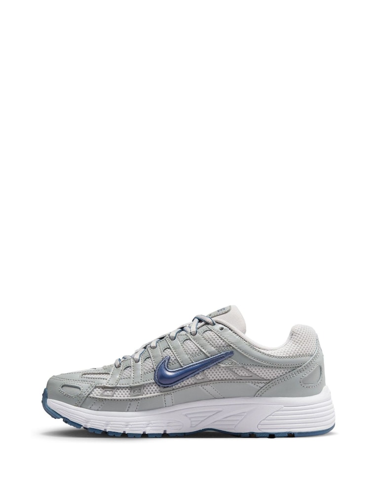 Nike Grey/Blue P6000 Trainers - Image 2 of 9 Nike Grey/Blue P6000 Trainers - Image 2 of 9