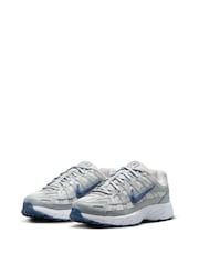 Nike Grey/Blue P6000 Trainers - Image 5 of 9