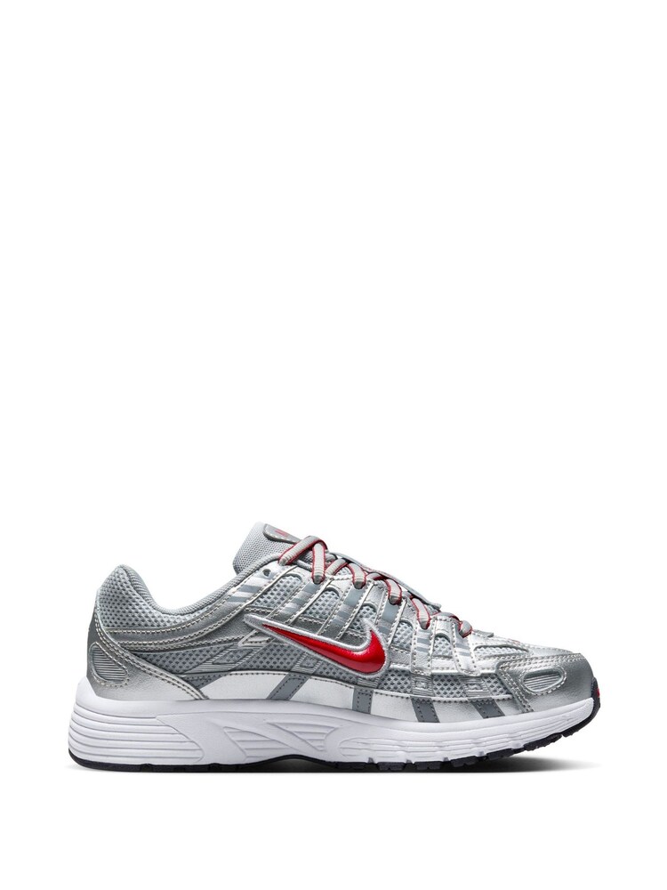 Nike Grey/Red P6000 Trainers - Image 2 of 11 Nike Grey/Red P6000 Trainers - Image 2 of 11