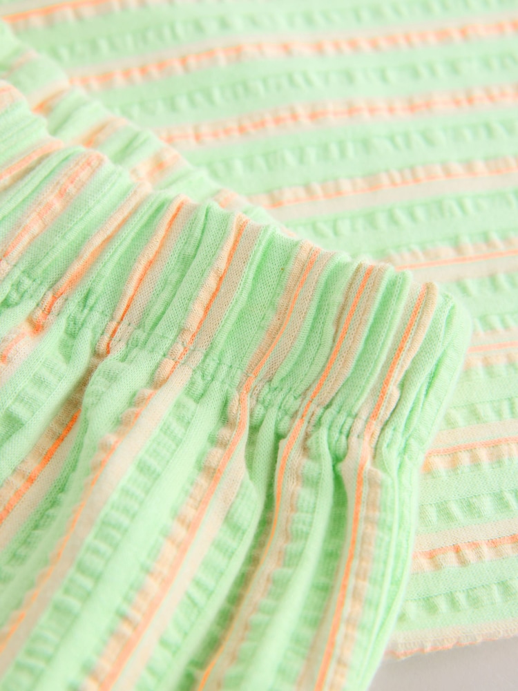 Pink Plants Character - Short Sleeve Top and Wide Trousers Set (3mths-7yrs) - صورة 8 من 8