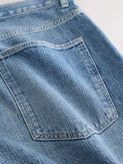 Hell Blau Schraffurmuster - Jeans - Bild 8 von 8