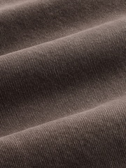 Rust Brown Relaxed Tapered Fit Jeans - Image 10 of 11