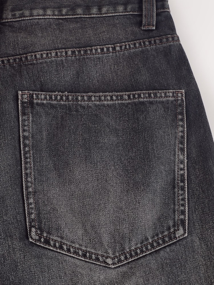 Black Denim Baggy Fit Jeans - Image 11 of 11
