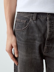 Black Denim Baggy Fit Authentic Washed Jeans - Image 5 of 6
