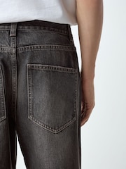 Black Denim Baggy Fit Authentic Washed Jeans - Image 6 of 6