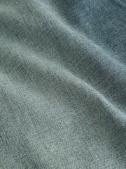 Blue/Green Tint Regular Tapered Fit Motionflex Jeans With Linen - Image 10 of 10