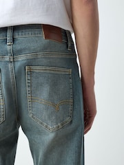 Blue/Green Tint - Motionflex Air Regular Tapered Fit Motionflex Jeans - Image 6 of 6