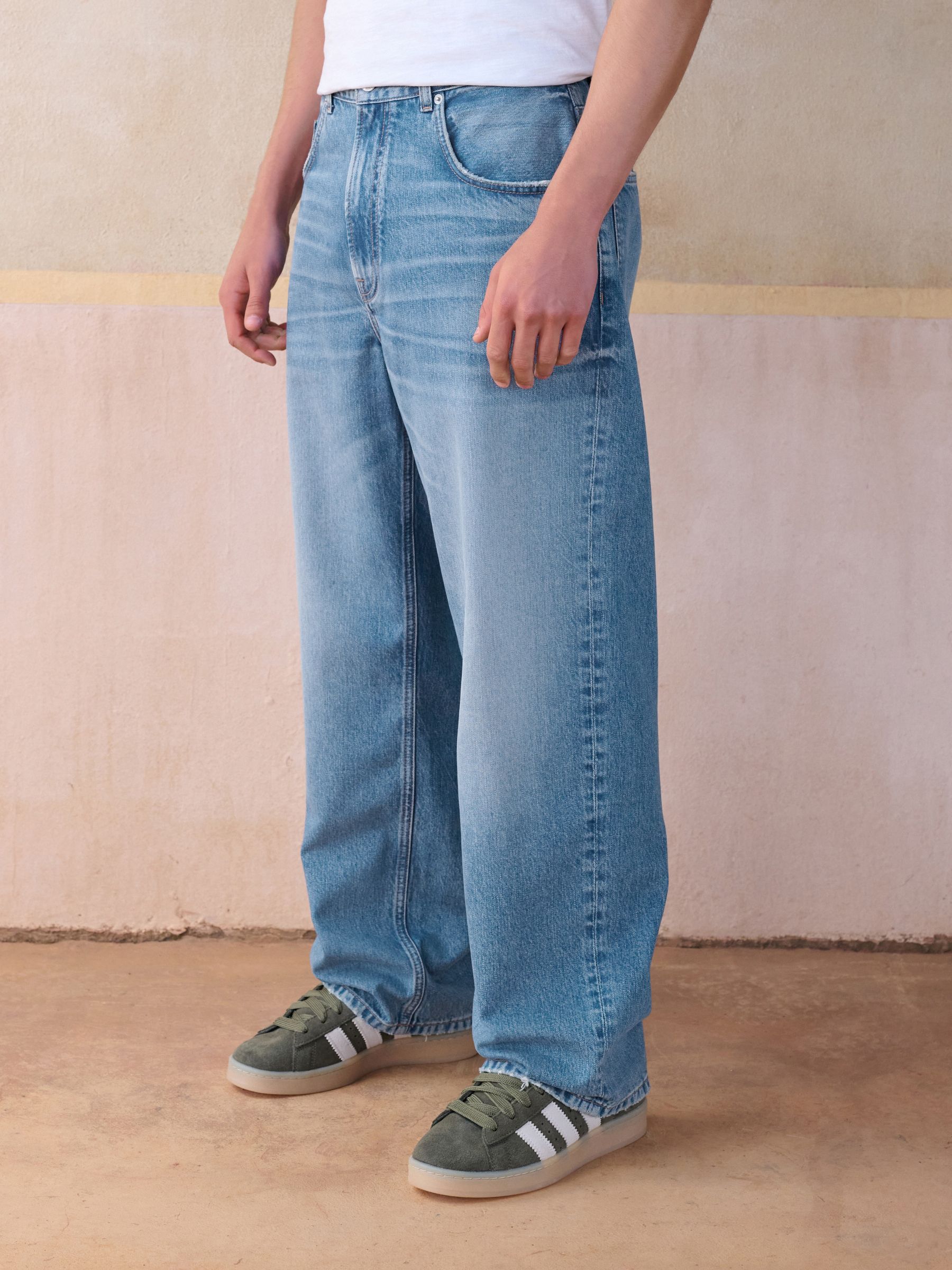 【XL】Ovy Blue Baggy Denim Pants x-tra BAGGY Denim washed blue – Homeboy