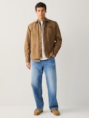 Light Blue Denim Baggy Fit Authentic Washed Jeans - Image 3 of 12