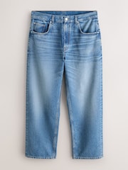 Light Blue Denim Baggy Fit Authentic Washed Jeans - Image 7 of 12