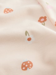 Pale Pink Butterfly Crop Leggings (3mths-7yrs) - Image 6 of 7