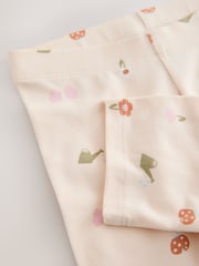 Pale Pink Butterfly Crop Leggings (3mths-7yrs) - Image 7 of 7