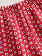 Red Flower Wide Leg Frill Trousers (3mths-7yrs) - Image 5 of 6