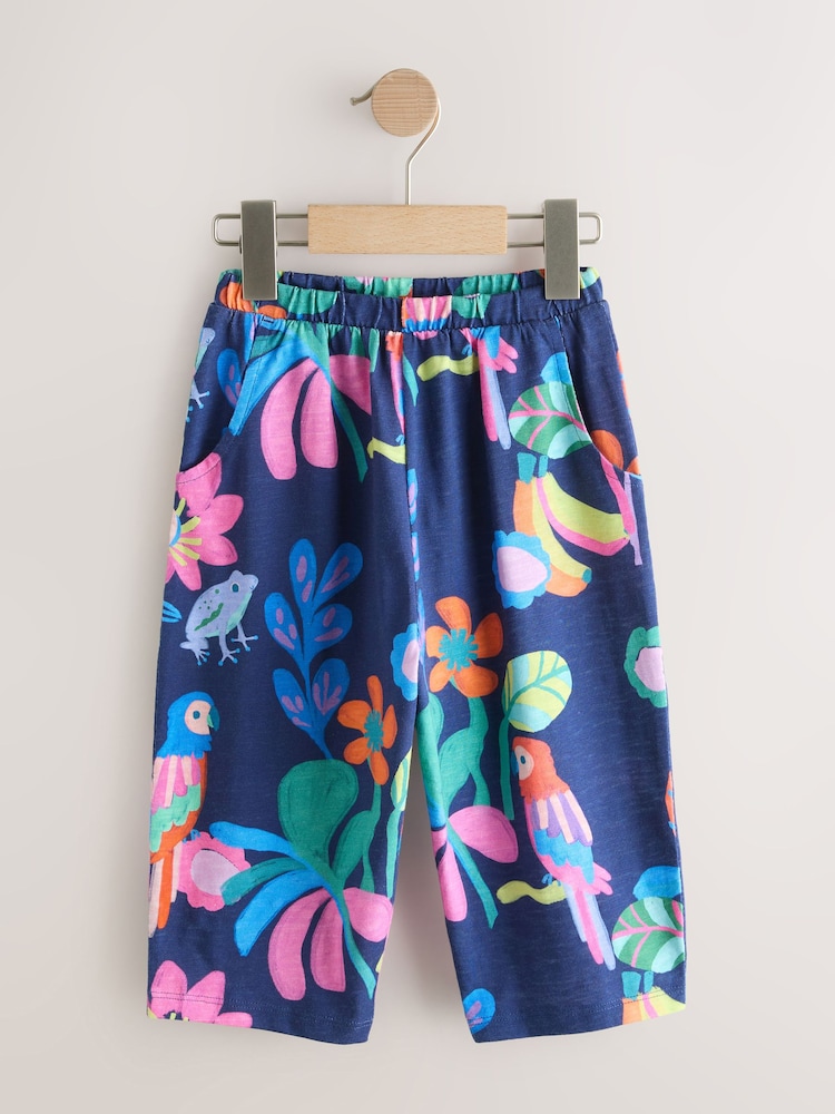 Pasăre bleumarin - Pantaloni drepți (3luni-7ani) - Imaginea 1 din 4