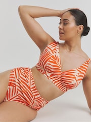 Simply Be Orange Magisculpt Lose Up To An Inch High Waist Bikini Briefs - Image 1 of 4