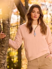Hatley Purple Mock Neck Pullover Hushed Violet Sweat Top - Image 1 of 5
