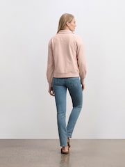Hatley Purple Mock Neck Pullover Hushed Violet Sweat Top - Image 2 of 5