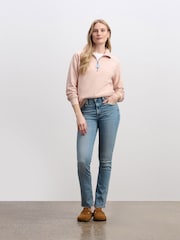 Hatley Purple Mock Neck Pullover Hushed Violet Sweat Top - Image 4 of 5