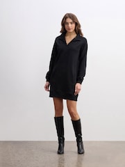Hatley Anna Notch Neck Black Dress - Image 5 of 6