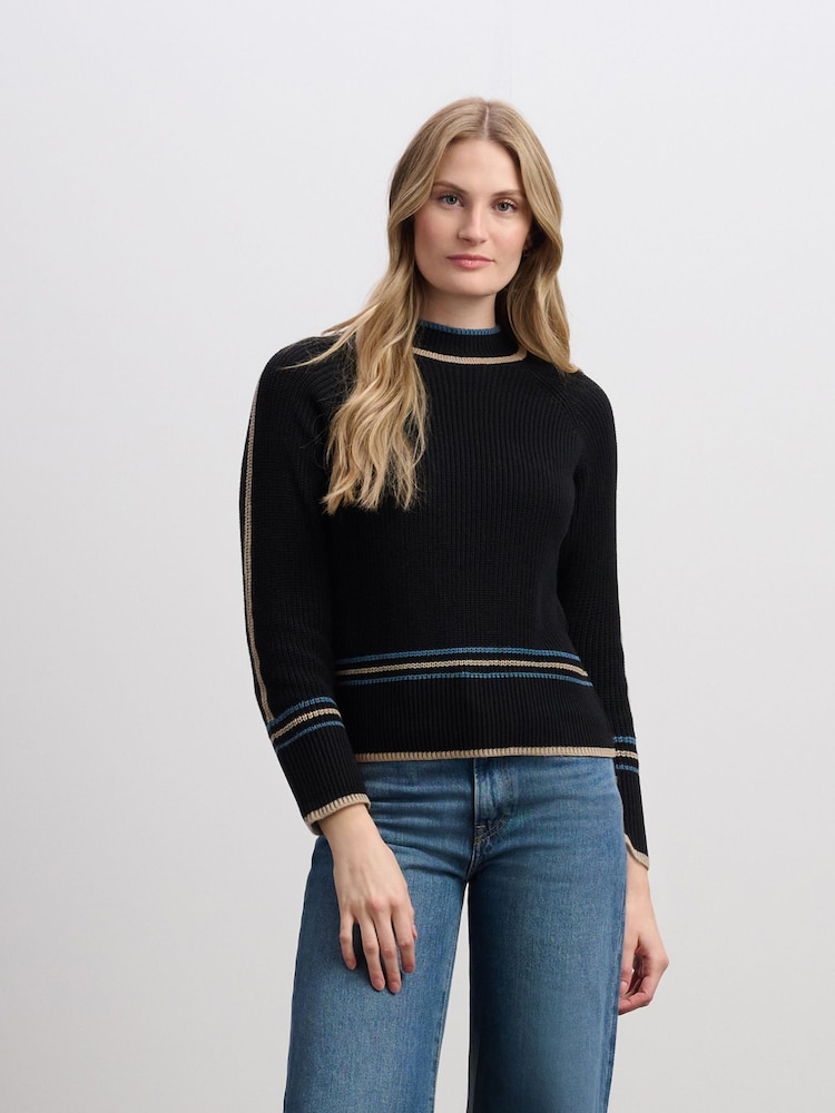 Hatley Raglan Pullover Black Jumpers - Image 1 of 4 Hatley Raglan Pullover Black Jumpers - Image 1 of 4