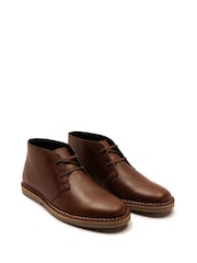 Off The Hook Brown Sahara Suede Leather Desert Chukka Boots - Image 2 of 6