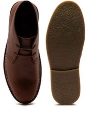 Off The Hook Brown Sahara Suede Leather Desert Chukka Boots - Image 3 of 6
