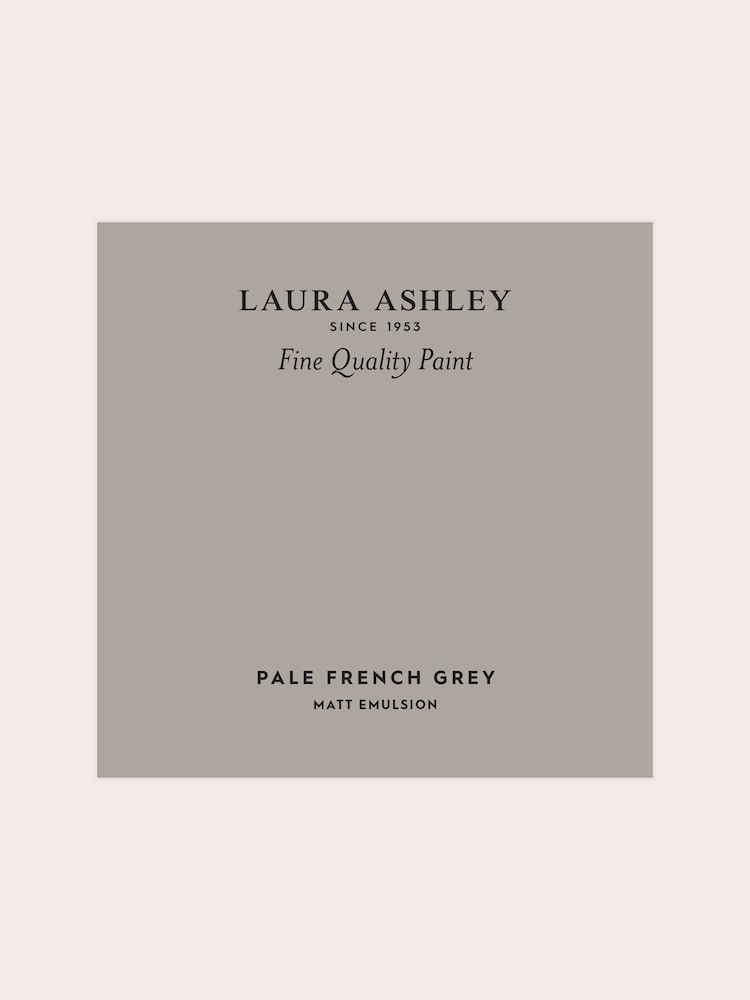 Laura Ashley Pale French Grey Matt Emulsion Peel & Stick Paint Sample - Image 2 of 4