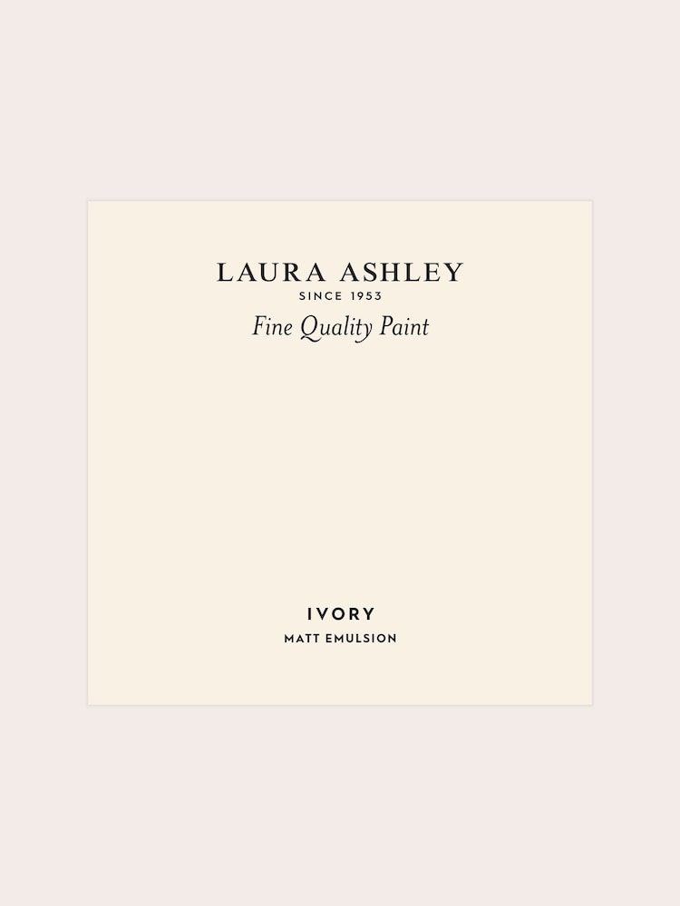 Laura Ashley Ivory Matt Emulsion Peel & Stick Paint Sample - Image 2 of 4