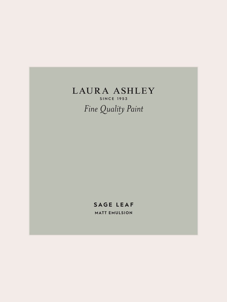 Laura Ashley Sage Leaf Matt Emulsion Peel & Stick Paint Sample - Image 2 of 4