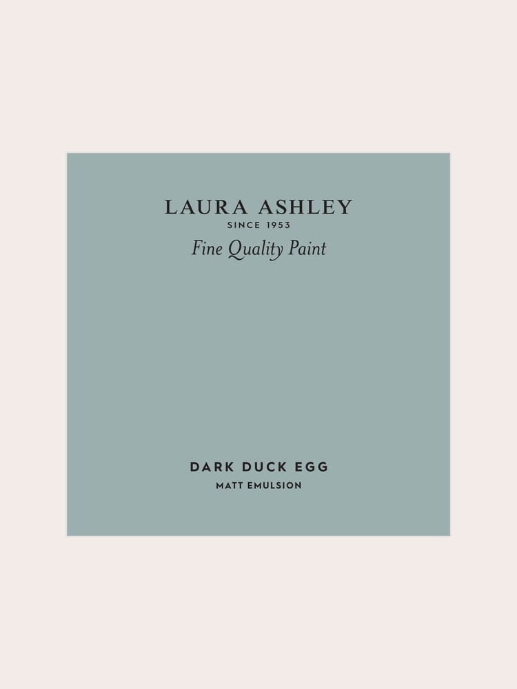 Laura Ashley Dark Duck Egg Matt Emulsion Peel & Stick Paint Sample - Image 2 of 4 Laura Ashley Dark Duck Egg Matt Emulsion Peel & Stick Paint Sample - Image 2 of 4