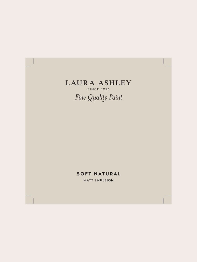 Laura Ashley Soft Natural Matt Emulsion Peel & Stick Paint Sample - Image 2 of 4