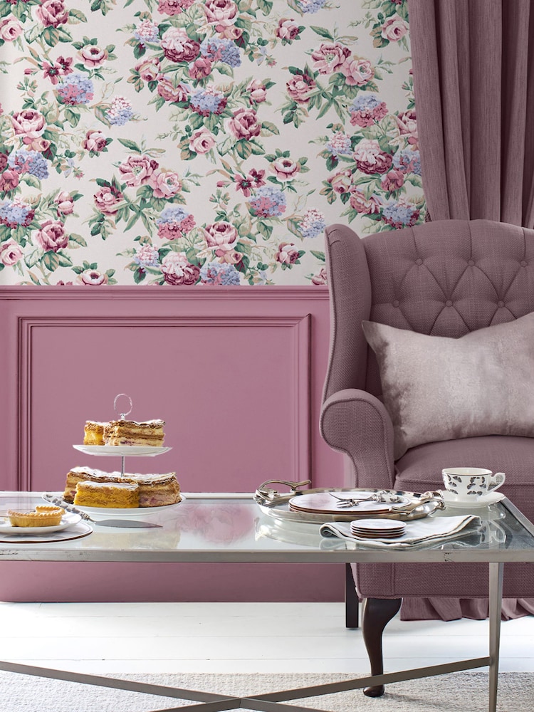 Laura Ashley Old Rose Matt Emulsion Peel & Stick Paint Sample - Image 2 of 4