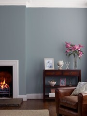 Laura Ashley Chalk Blue Matt Emulsion Peel & Stick Paint Sample - Image 1 of 4