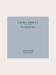 Laura Ashley Chalk Blue Matt Emulsion Peel & Stick Paint Sample - Image 2 of 4