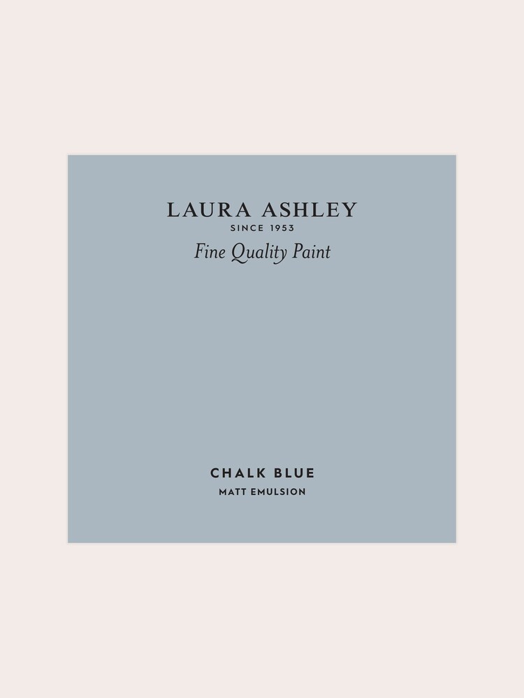 Laura Ashley Chalk Blue Matt Emulsion Peel & Stick Paint Sample - Image 2 of 4 Laura Ashley Chalk Blue Matt Emulsion Peel & Stick Paint Sample - Image 2 of 4
