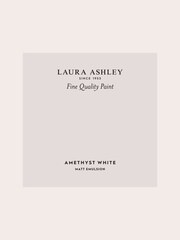 Laura Ashley Amethyst White Matt Emulsion Peel & Stick Paint Sample - Image 2 of 4